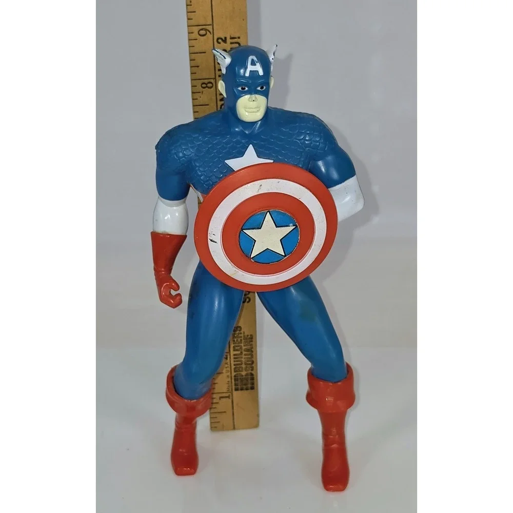 Vintage 1979 Remco Marvel Energized Captain America 9
